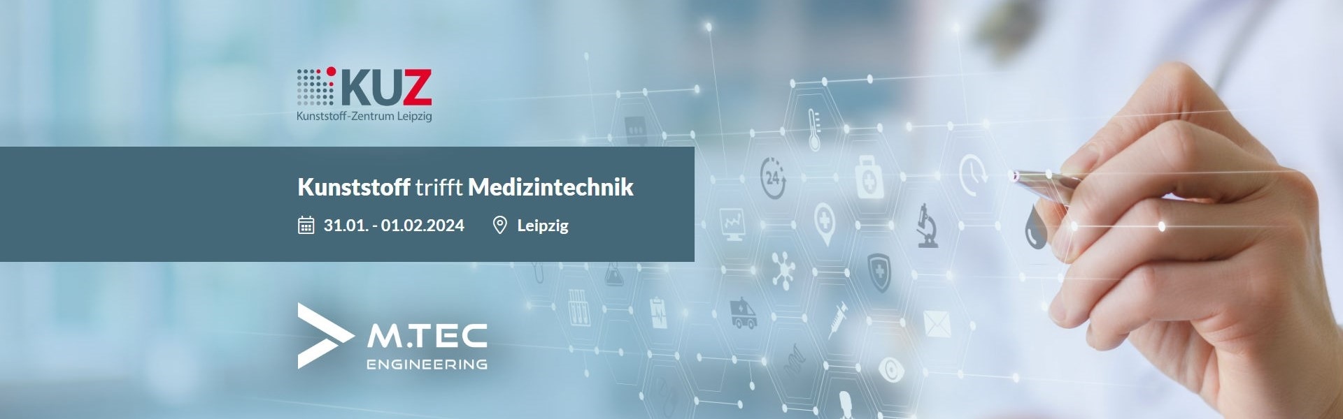 M.TEC auf KuZ-Veranstaltung "Kunststoff trifft Medizintechnik" mit Vortrag zu KI-basierten Entwicklungsmethoden
