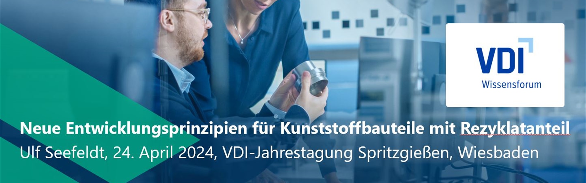 SAVE THE DATE! Treffen Sie M.TEC auf der VDI-Jahrestagung SPRITZGIESSEN 2024 mit einem Vortrag zu Rezyklaten im Engineering