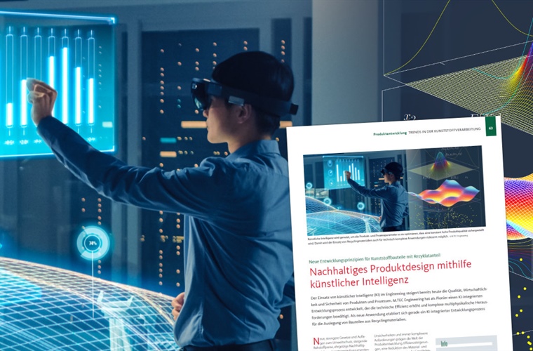 Sustainable Product Design Using Artificial Intelligence – Article by M.TEC in Plastics Insights