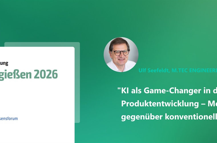 M.TEC-Vortrag auf VDI-Jahrestagung Spritzgießen 2026 – KI als Game-Changer in der Produktentwicklung