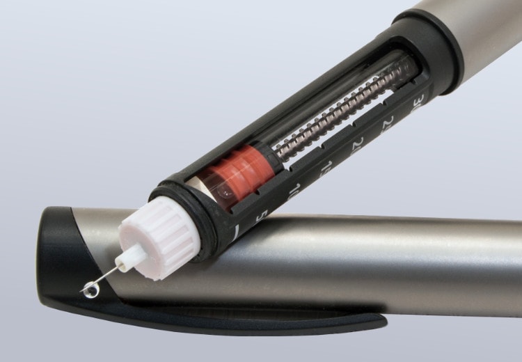 Pen-Injektor Insulinpen Multiphysik-Optimierung 