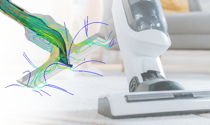 Haushaltsger&auml;te CFD Simulation Symbolbild