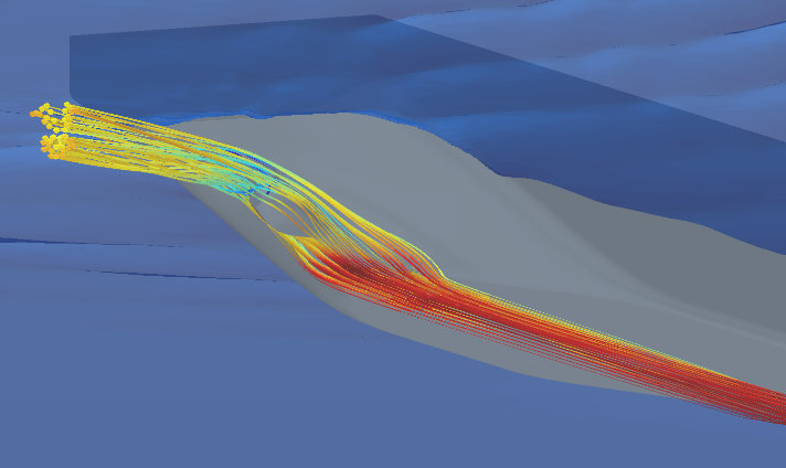 Schiffsbau CFD Simulation Symbolbild